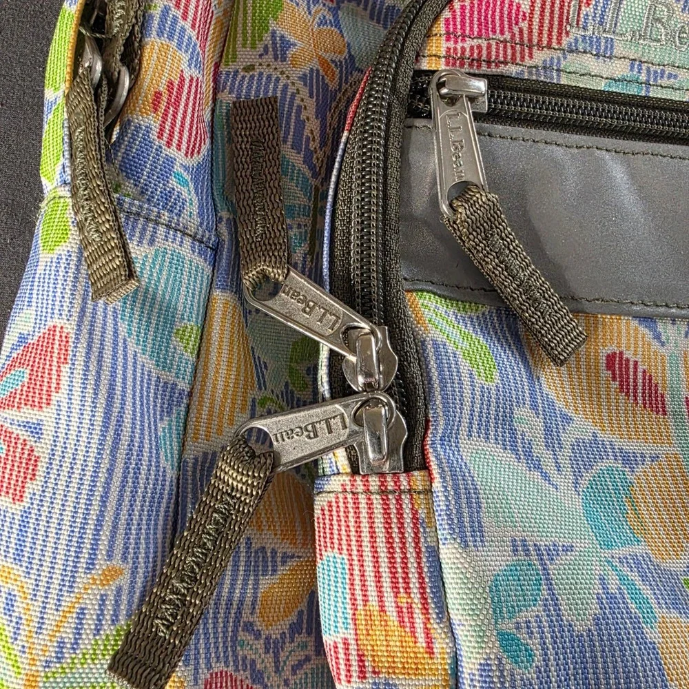 LL Bean Kids‎ Butterfly Backpack Colorful Sling Bag Travel Daypack